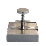 Manual square burger machine in 18/8 inox alimentar cod.184A Lonatini, Italia