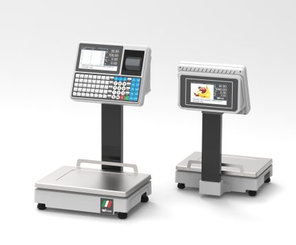 Cântar comercial electronic profesional cu imprimantă bon/etichete Waage UNLIMITED, Italia