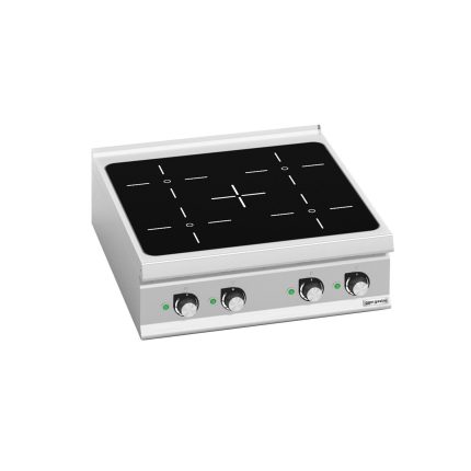 Mașină de gătit / Aragaz cu inducție - seria 900 - 800x900x320 mm aparat de banc/pentru masă - 20 kW - 4 zone de inducție