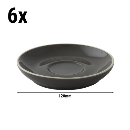 (6 bucăți) COLORS – Farfurioară pentru cafea – Ø 120 mm – Gri