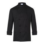 Karlowsky Basic - Jachetă de Bucătar - Neagră - Mărime: XL