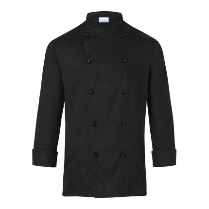 Karlowsky Basic - Jachetă de Bucătar - Neagră - Mărime: XL