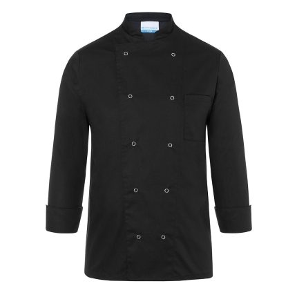 Karlowsky Basic - Jachetă de Bucătar - Neagră - Mărime: XS