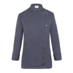 Karlowsky Jeans-Style - Jachetă de Bucătar pentru damă - negru vintage - mărime: 44