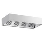 Hotă tip cutie - 2400 mm - cu filtre labirint & iluminare LED