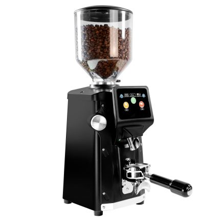 Râșniță de cafea profesională - recipient 1,2 kg - cu sistem de răcire - Ø 83 mm cuțite plate - detectare automată a suportului cu sită - carcasă din aluminiu - negru