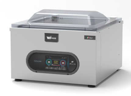 Mașină profesională de ambalat în vid de banc cu 2 bare paralele Waage Touch Smart Professional (Touchscreen 7 inch & Si Chef) 2/50, Italia