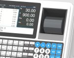 Cântar comercial electronic profesional cu imprimantă bon/etichete Waage UNLIMITED, Italia - imagine 8