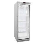 Frigider de depozitare din oțel inoxidabil ECO – 400 de litri – cu 1 ușă din sticlă