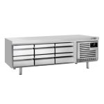 Bază frigorifică pentru gătit profesională PREMIUM PLUS -2/+8 °C - 2000 mm - 310 L - 6 sertare - 6x GN 1/1