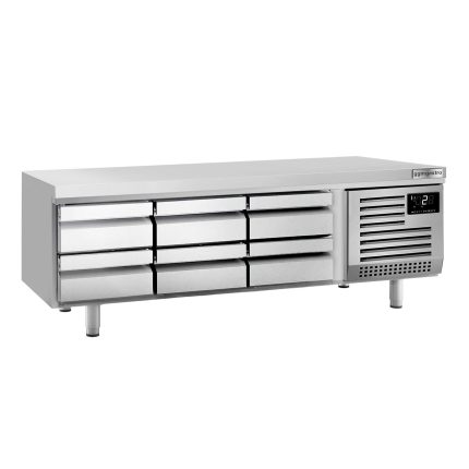 Bază frigorifică pentru gătit profesională PREMIUM PLUS -2/+8 °C - 2000 mm - 310 L - 6 sertare - 6x GN 1/1