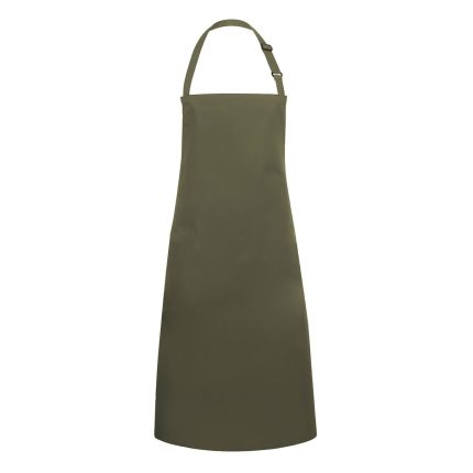 Karlowsky Basic - șorț cu bavete - verde oliv