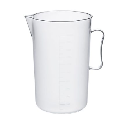 Cană gradată - polipropilenă (PP) - 2 litri - gradații din 100 în 100 ml