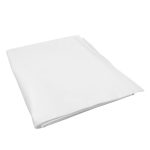 (5 bucăți) Față de masă din damasc Tessin Atlas - 130 x 130 cm - Alb