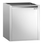 Coș de gunoi - sub blat - 400x660x(H)585 mm - oțel inoxidabil