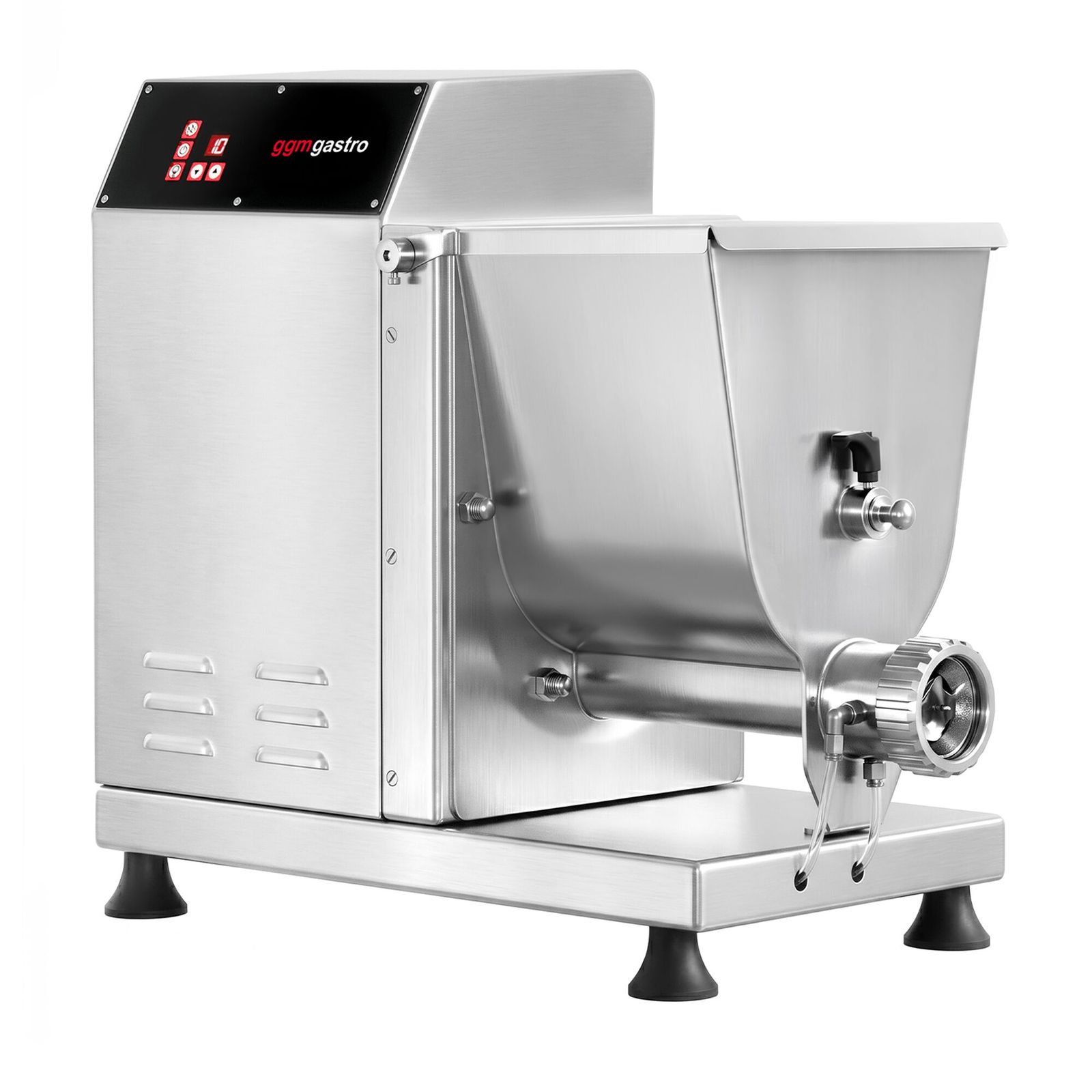 NMH13_1.jpg Mașină electrică de făcut paste – 13 kg/h – 550 W – inclusiv matriță pentru paste fierte - imagine 1
