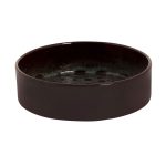 (14 buc) TURKEY - Vas pentru cuptor rotund - Ø 140x40 mm - maro / albastru
