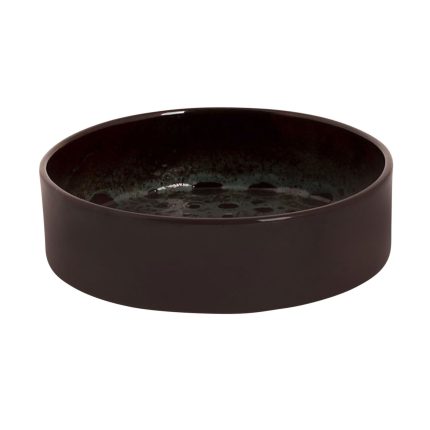 (14 buc) TURKEY - Vas pentru cuptor rotund - Ø 140x40 mm - maro / albastru
