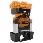 Storcător electric de portocale – cu buton „Push & Juice”, alimentare automată cu fructe și mod de curățare – portocaliu
