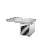 Placă de răcire încorporabilă – 1000 mm – +2 până la +8 °C – 3x GN 1/1 – 350 W