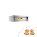 Cuptor electric pentru pizza – 4 x 33 cm – cu acționare manuală