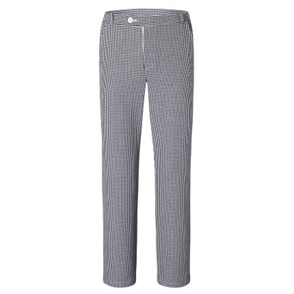 Karlowsky Pepita - pantaloni de bază pentru bărbați - culoare neagră - mărime: L