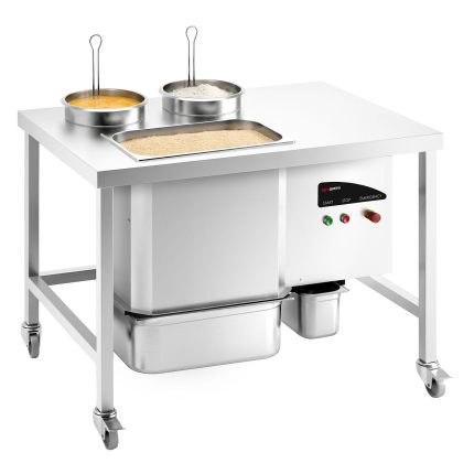 Stație de panare pentru pui – 1130 mm – 5 kg/min