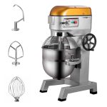 Mixer planetar profesional - 60 litri - 2,24 kW - include 3 accesorii de amestecare - 3 viteze