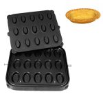 Plăci pentru mașina de tartelete TMPIC – Formă: ovală 15x – 79x52 mm