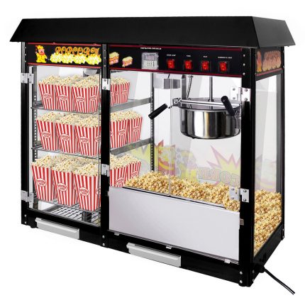 Aparat de popcorn – 5 kg/h – cu 3 rafturi încălzite