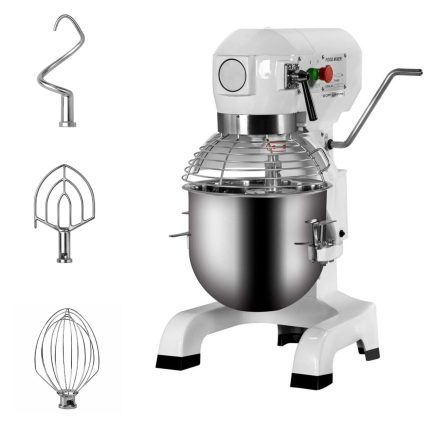 Mixer planetar profesional - 20 litri - include 3 accesorii de amestecare - 3 viteze