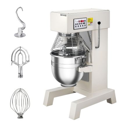 Mixer planetar profesional - 30 litri - 1,5 kW - include 3 accesorii de amestecare
