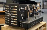 Espressor profesional compact 2 grupuri Orchestrale Phonica Automat, boiler 7L, design vintage microfon, Italia - imagine 5