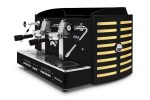 Espressor profesional compact 2 grupuri Orchestrale Phonica Automat, boiler 7L, design vintage microfon, Italia
