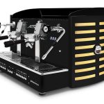 Espressor profesional compact 2 grupuri Orchestrale Phonica Automat, boiler 7L, design vintage microfon, Italia