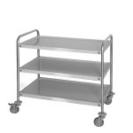 Cărucior servire - 1000x600 mm - cu 3 rafturi