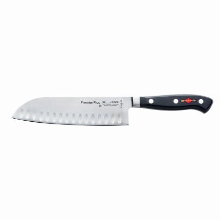 F. DICK | PREMIER PLUS - Santoku - cu muchie zimțată - Lamă: 180 mm