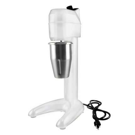 Mixer vertical pentru milkshake ECO – cu 1 paletă de amestecare – 1 litru – 300 W – alb – reglabil continuu