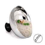 (4 bucăți) Linguriță pentru orez – oțel inoxidabil – Ø 85 mm