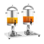 Distribuitor de suc – 2 x 7,5 litri – oțel inoxidabil