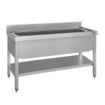 Chiuvetă pentru spălat vase ECO – 1400 x 700 mm – cu poliță și 1 cuvă
