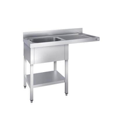 Chiuvetă pentru mașină de spălat vase PREMIUM - 1200x600 mm - cu 1 cuvă stânga