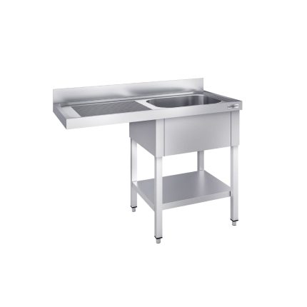 Chiuvetă pentru mașină de spălat vase - 1200x600 mm - cu 1 cuvă dreapta