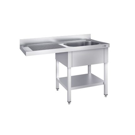 Chiuvetă pentru mașină de spălat vase - 1400x600 mm - cu 1 cuvă dreapta