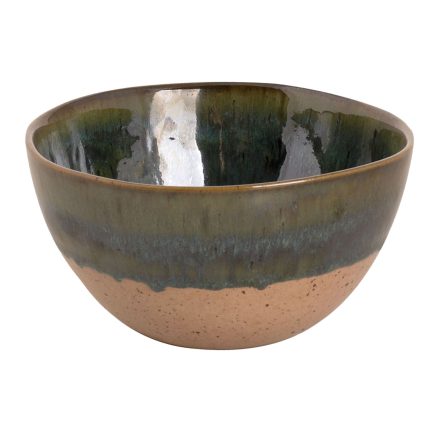 (6 buc) Bol | Wisteria - Ceramică (stoneware) - 800 ml - rotund - Ø 150 mm - Verde/Bej