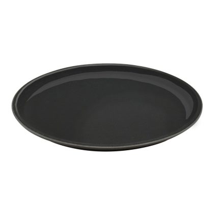Tavă servire - policarbonat - 390x390 mm - Înălțime: 20 mm - Negru