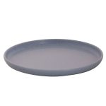 (6 buc) SANDY LOAM - Farfurie plată - rotund - gresie - Ø 280 mm - albastru