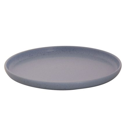 (6 buc) SANDY LOAM - Farfurie plată - rotund - gresie - Ø 280 mm - albastru
