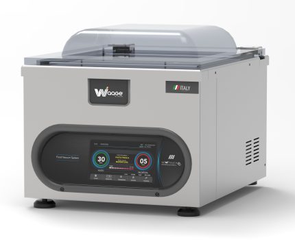 Mașină profesională de ambalat în vid de banc Waage Touch Smart Professional (Touchscreen 7 inch & Si Chef) 320 (bară 320 mm), Italia