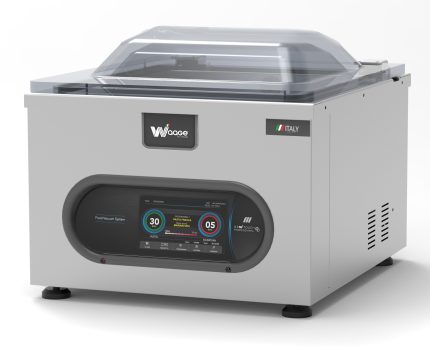 Mașină profesională de ambalat în vid de banc Waage Touch Smart Professional (Touchscreen 7 inch & Si Chef) 410 (bară 410 mm), Italia